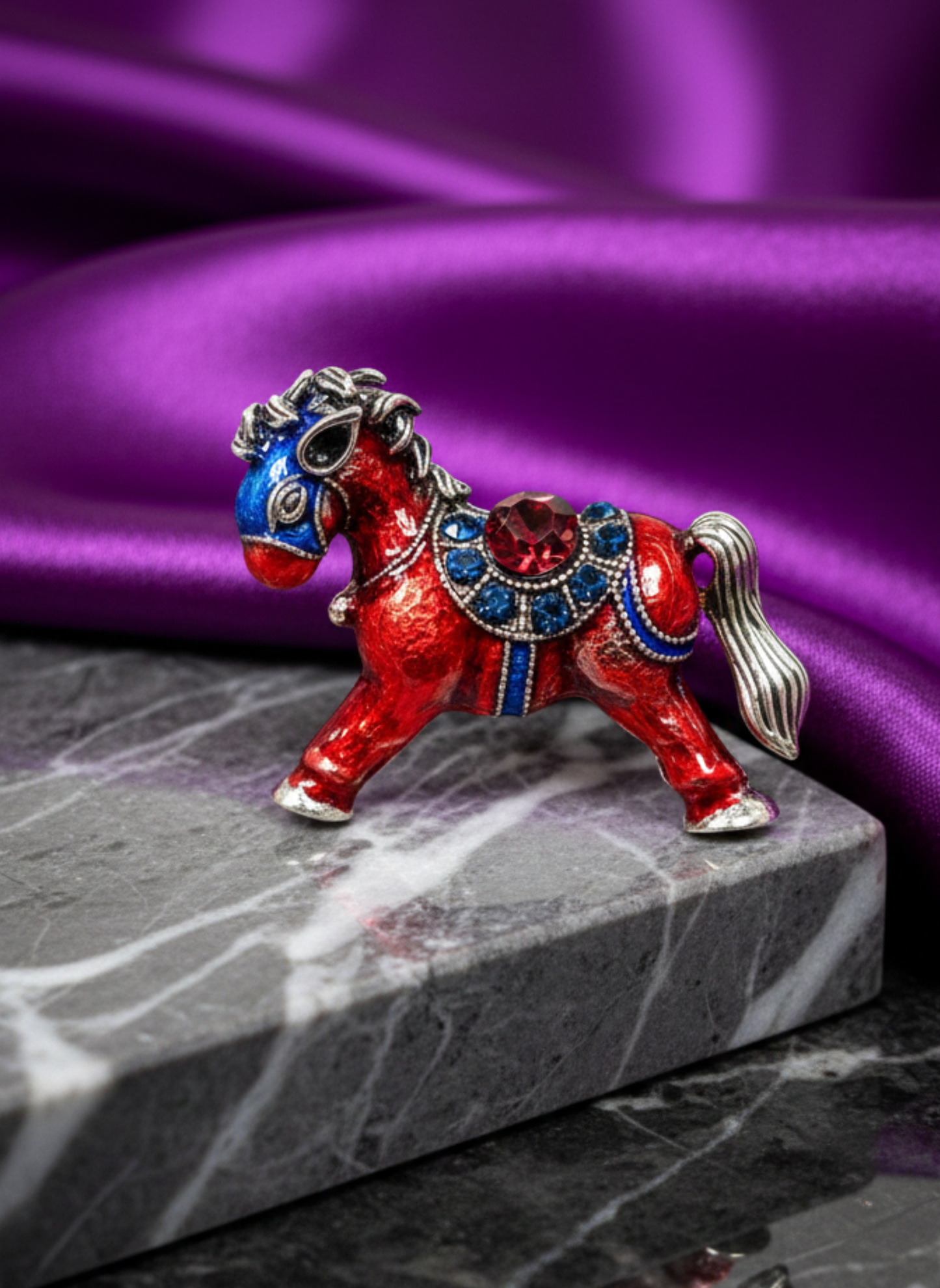 Majestic Horse Brooch