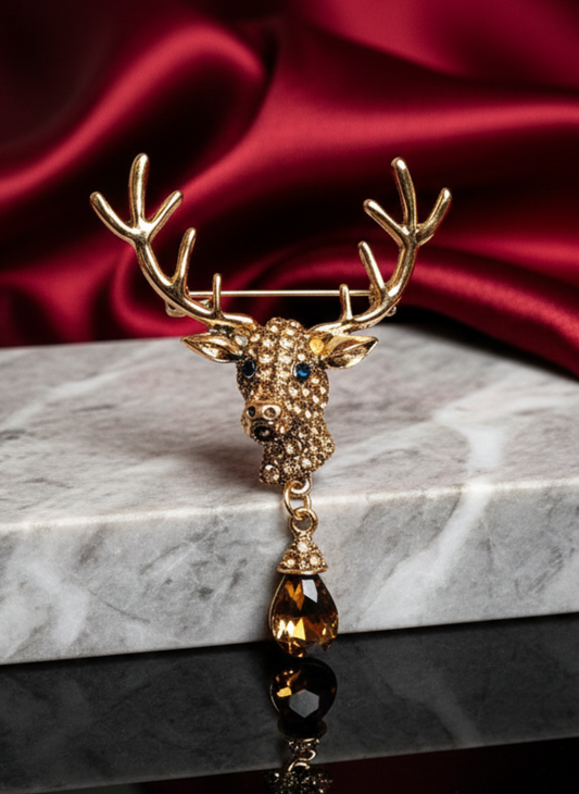 Deer Brooch