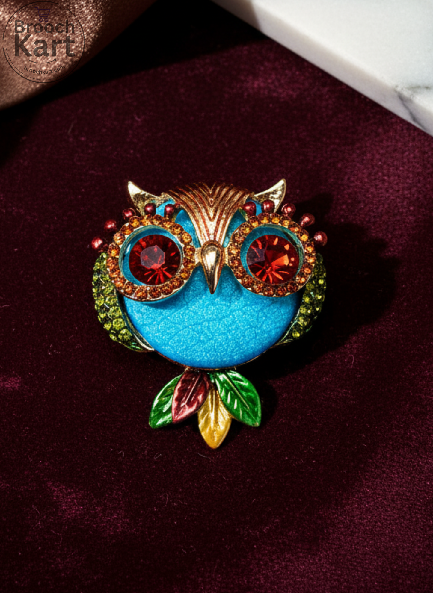 Exquisite Owl Brooch