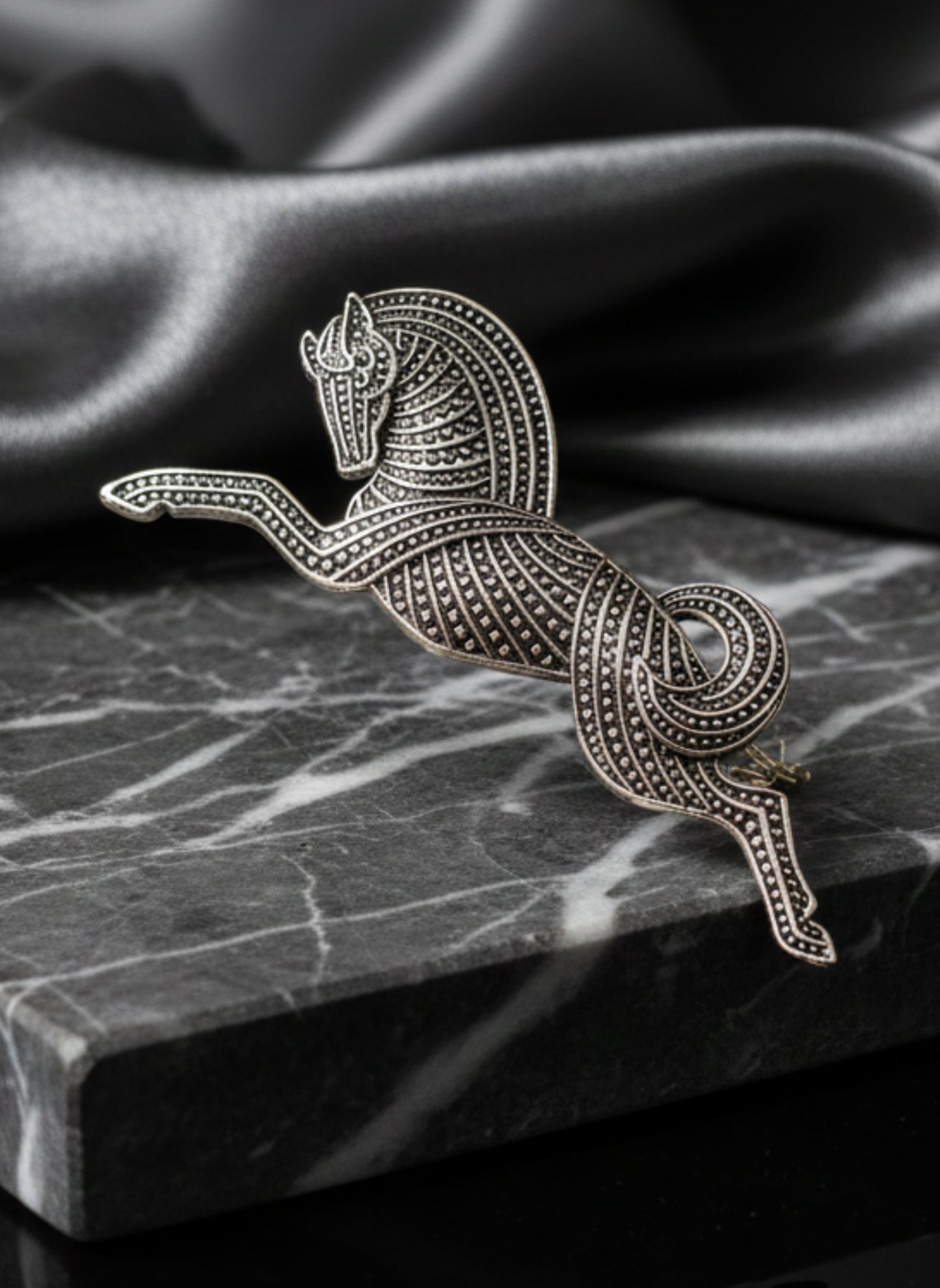 Leaping Horse Brooch