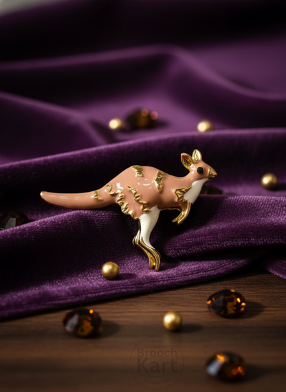 Kangaroo Brooch