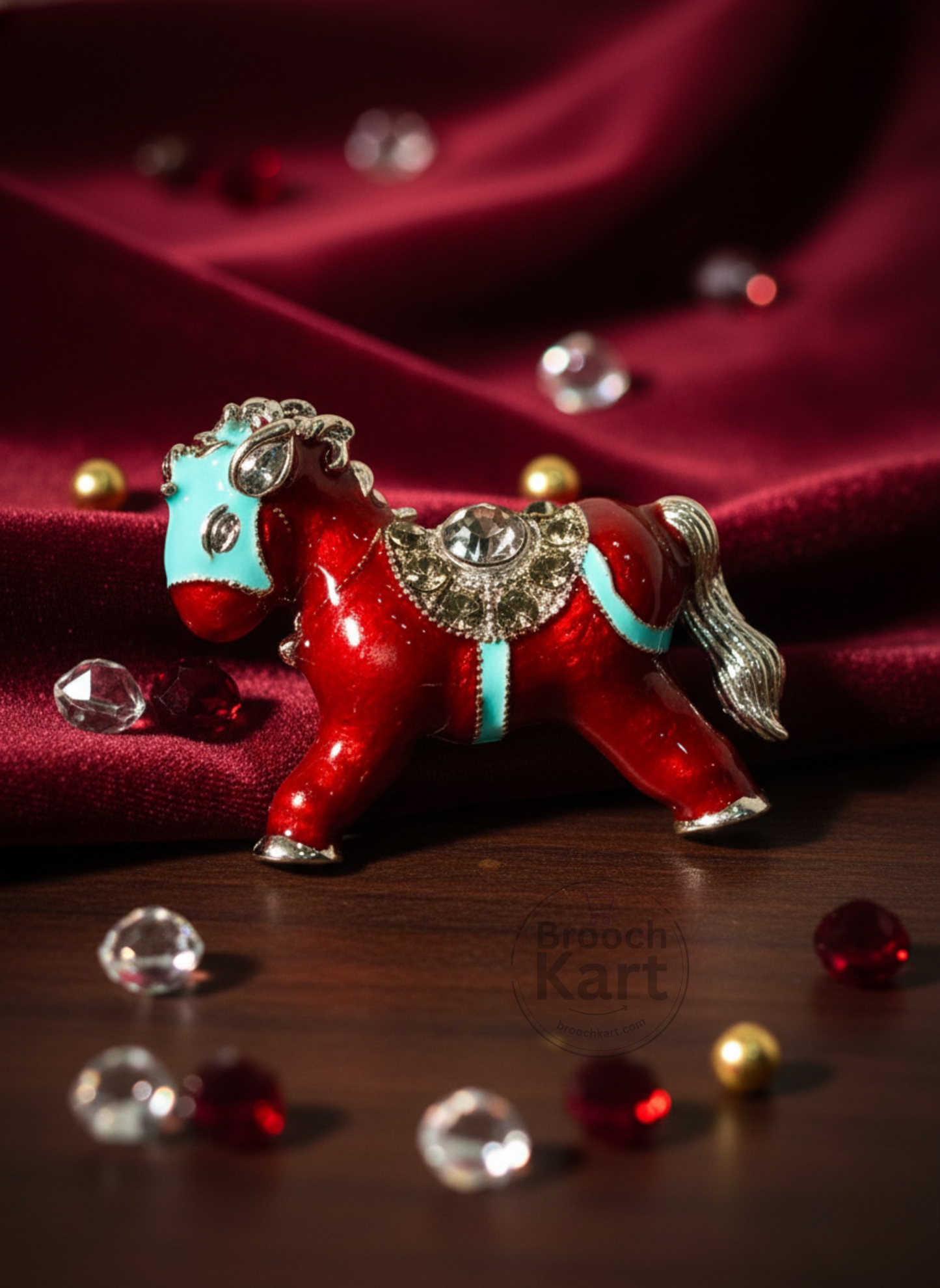 Majestic Horse Brooch