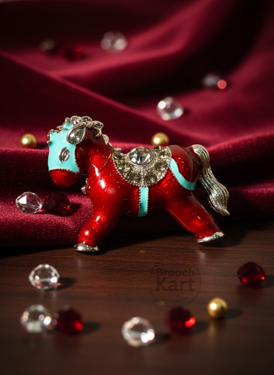 Majestic Horse Brooch