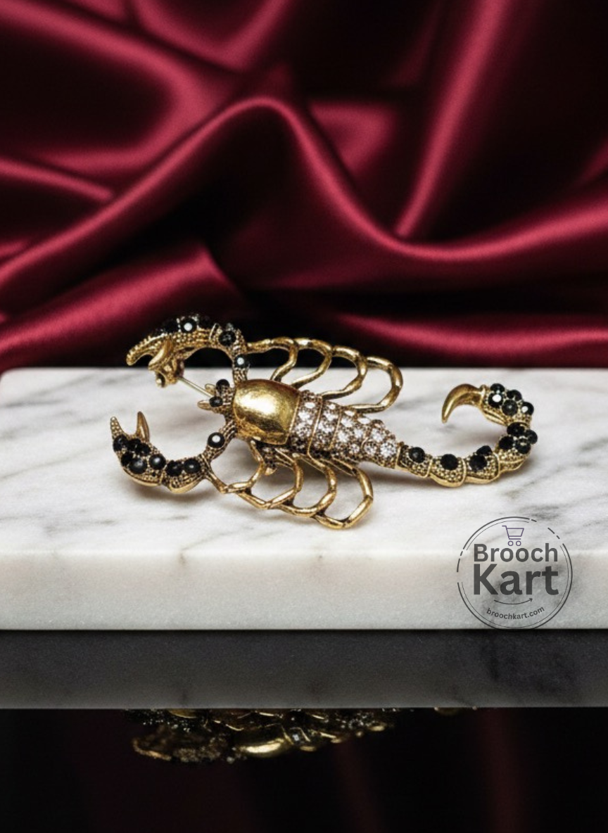 Scorpion Brooch