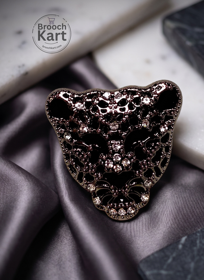 Majestic Leopard Brooch