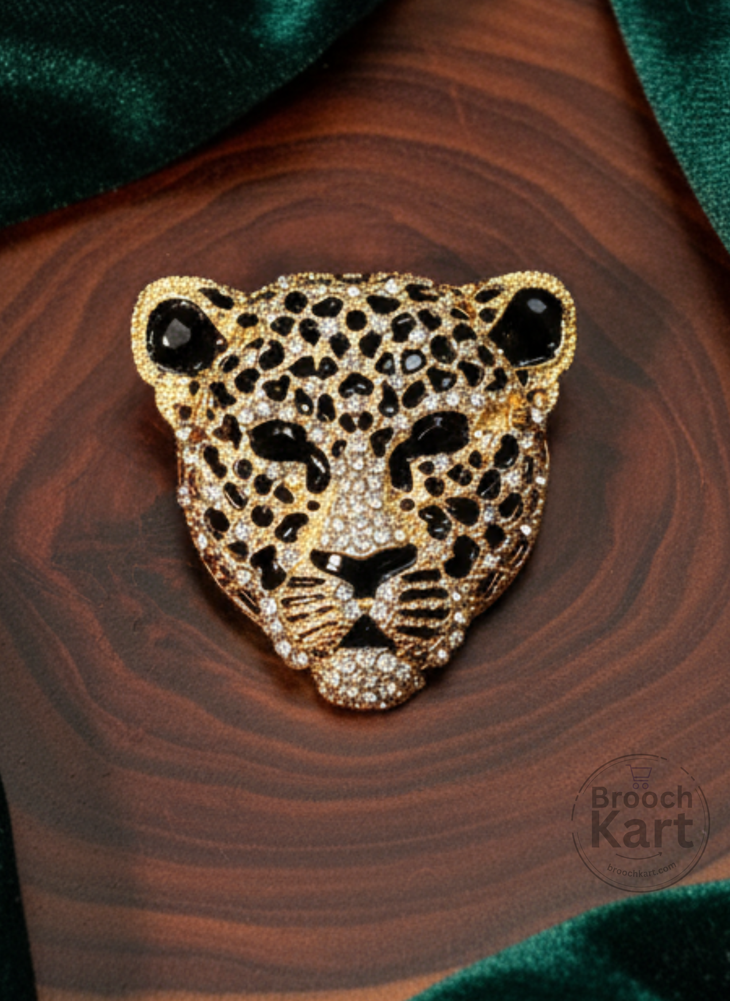 Majestic Leopard Brooch