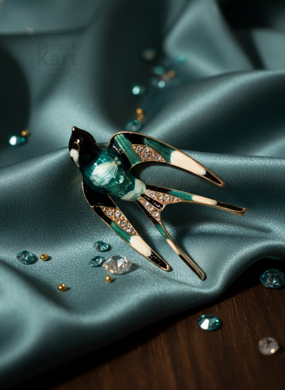 Swallow Bird Brooch