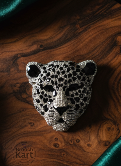 Majestic Leopard Brooch