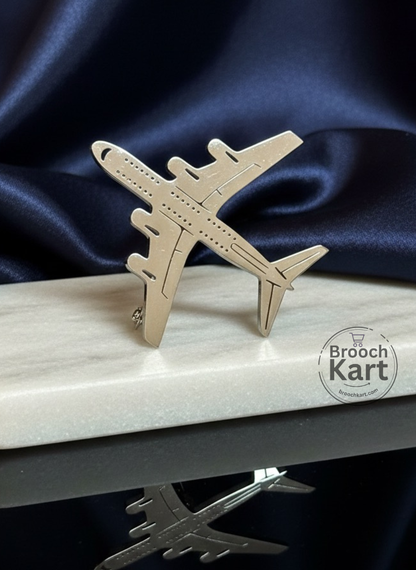 Shining Aeroplane Brooch