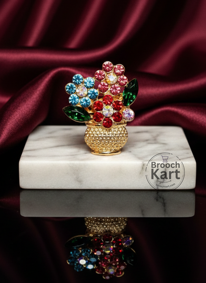 Flower Pot Brooch