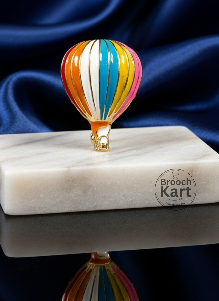 Hot Air Ballon Brooch