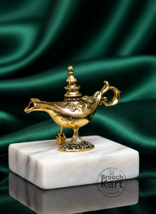 Magic Lamp Alladin Brooch