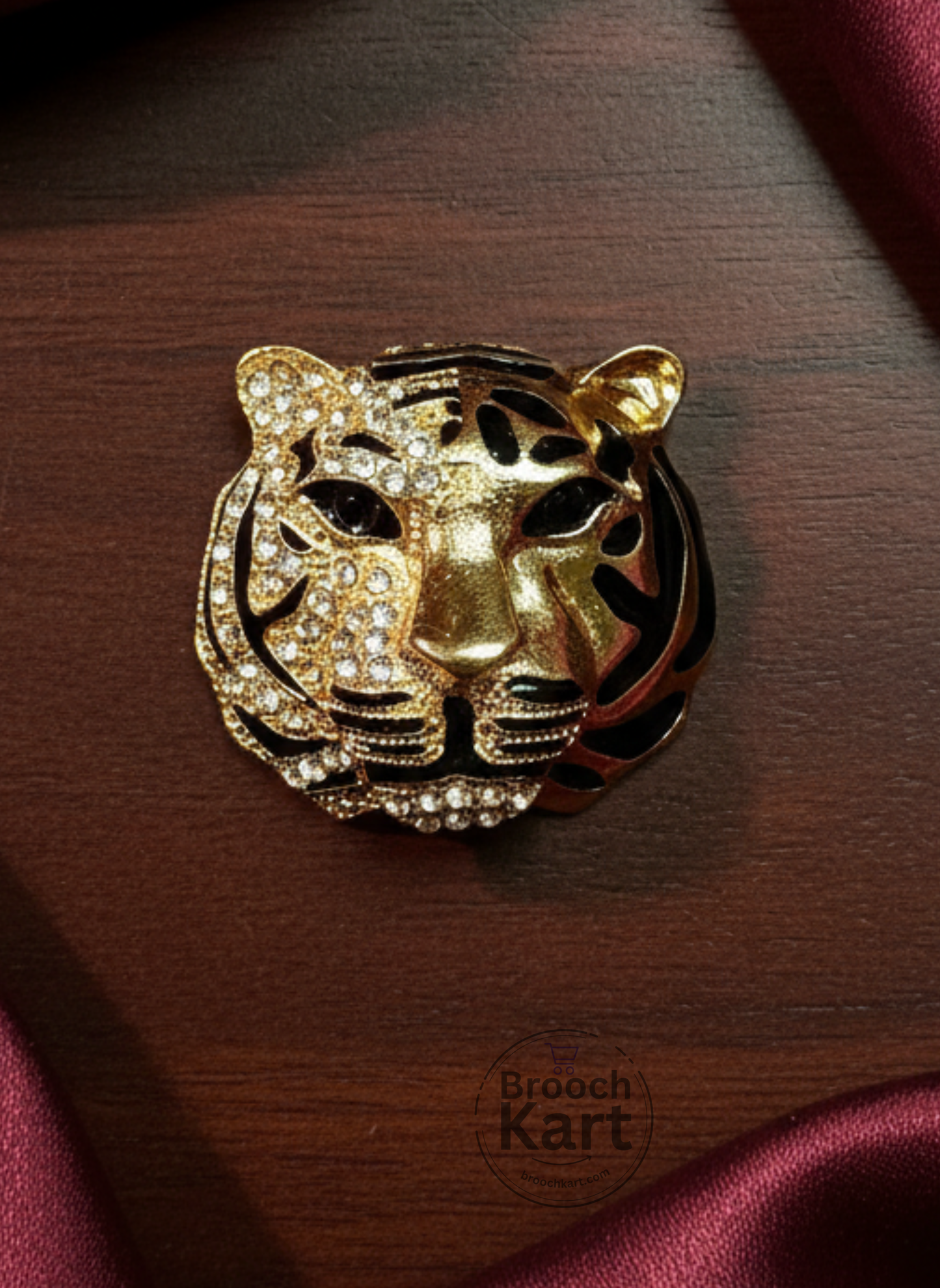 Fiery Tiger Brooch