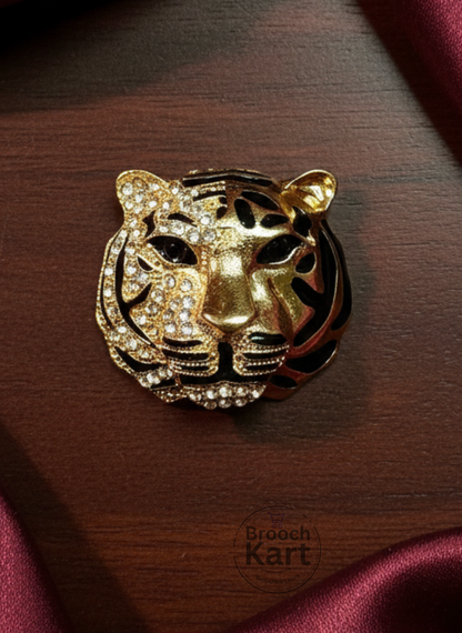 Fiery Tiger Brooch