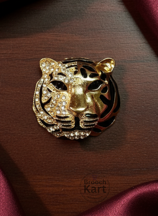 Fiery Tiger Brooch