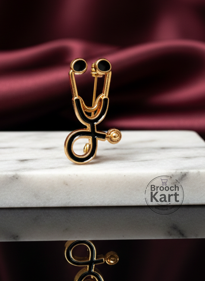 Stethoscope Brooch