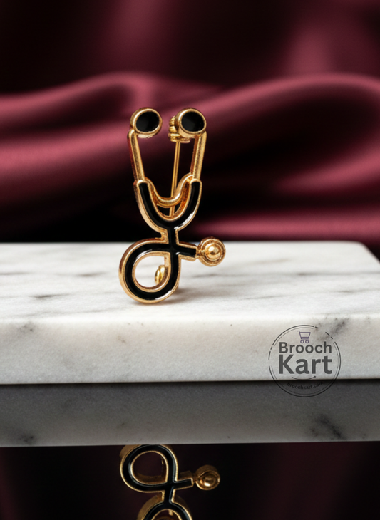 Stethoscope Brooch