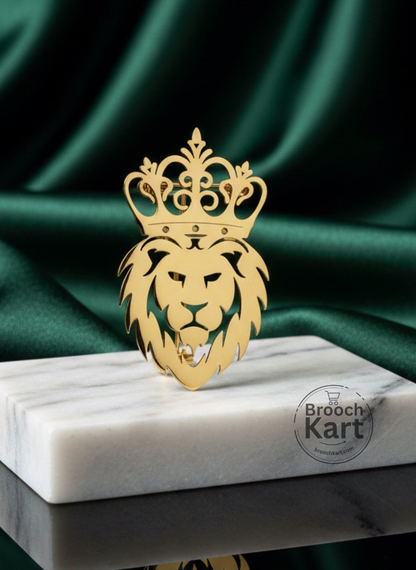 Majestic Lion Brooch