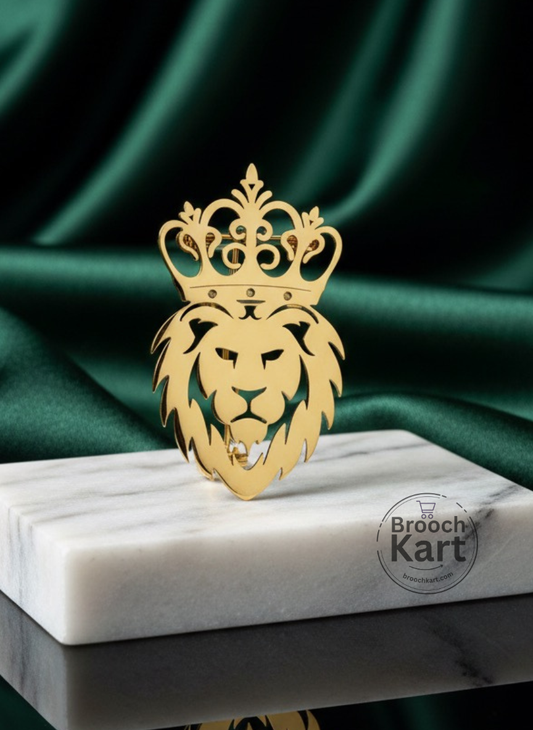 Majestic Lion Brooch