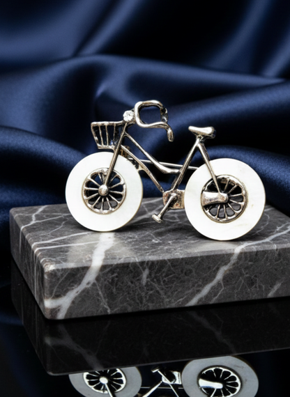 Ivory Cycle Brooch