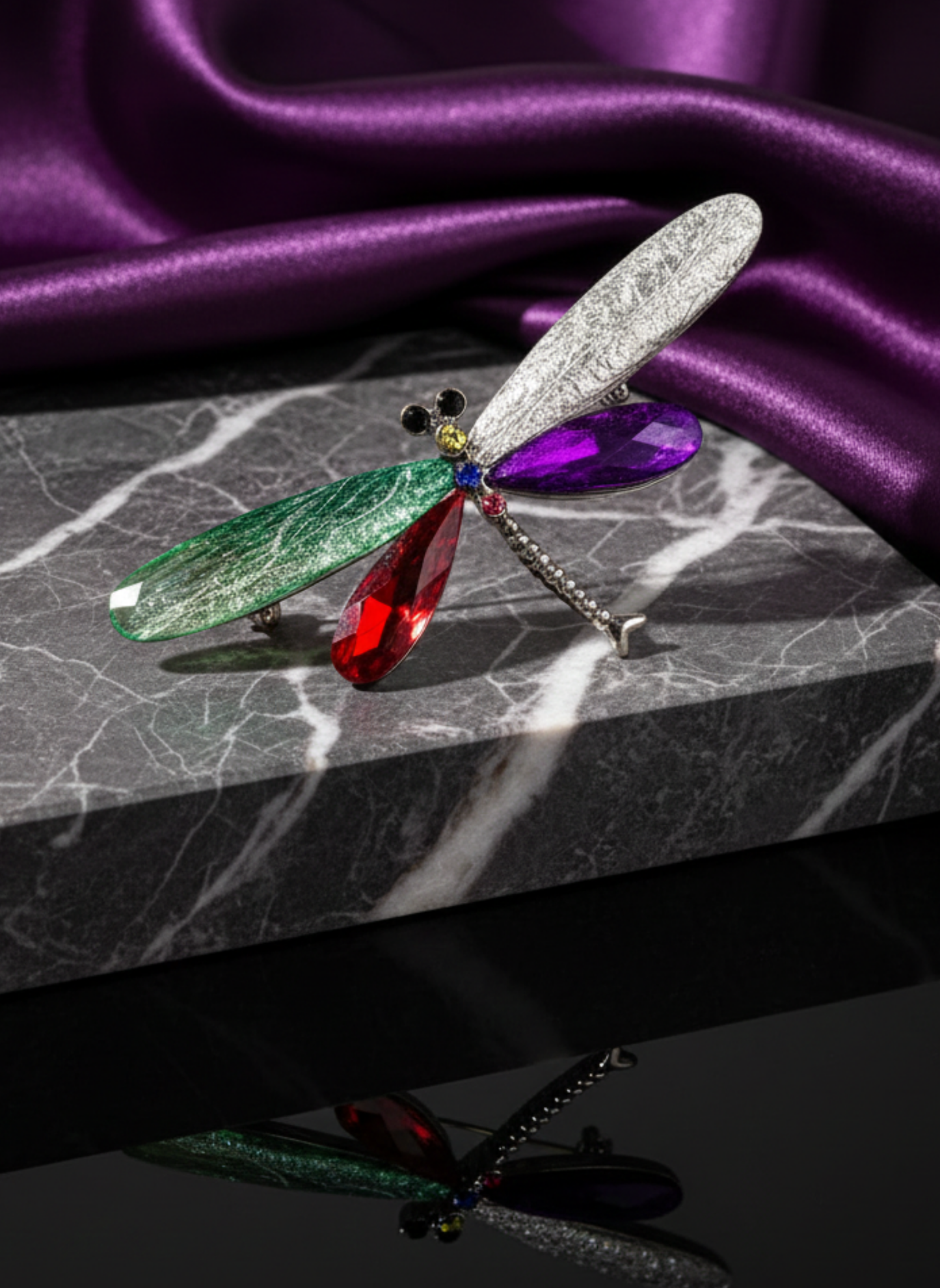 Dragonfly Royale Insect Brooch