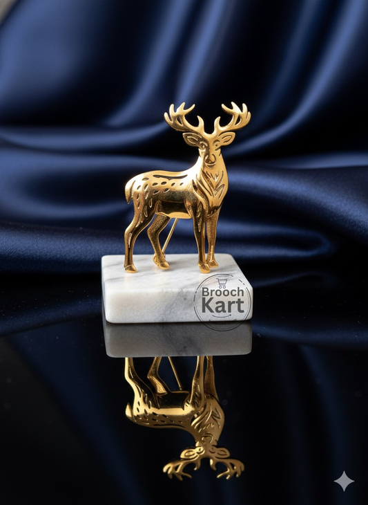 Royal Deer Brooch