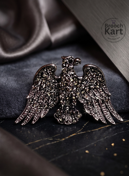 Gold Eagle Brooch