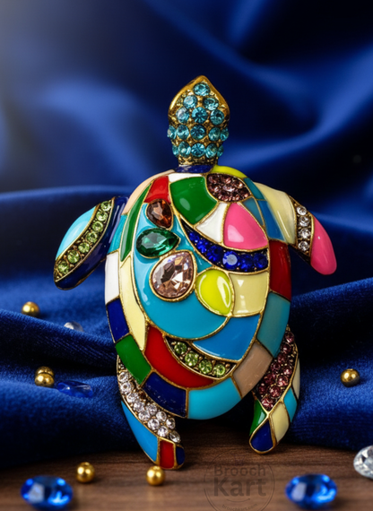 Majestic Sea Turtle Brooch