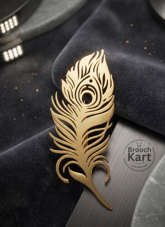 Majestic Feather Brooch