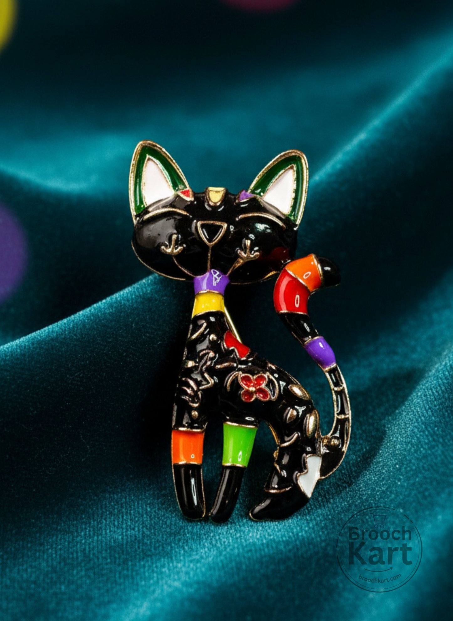 Black Cat Brooch