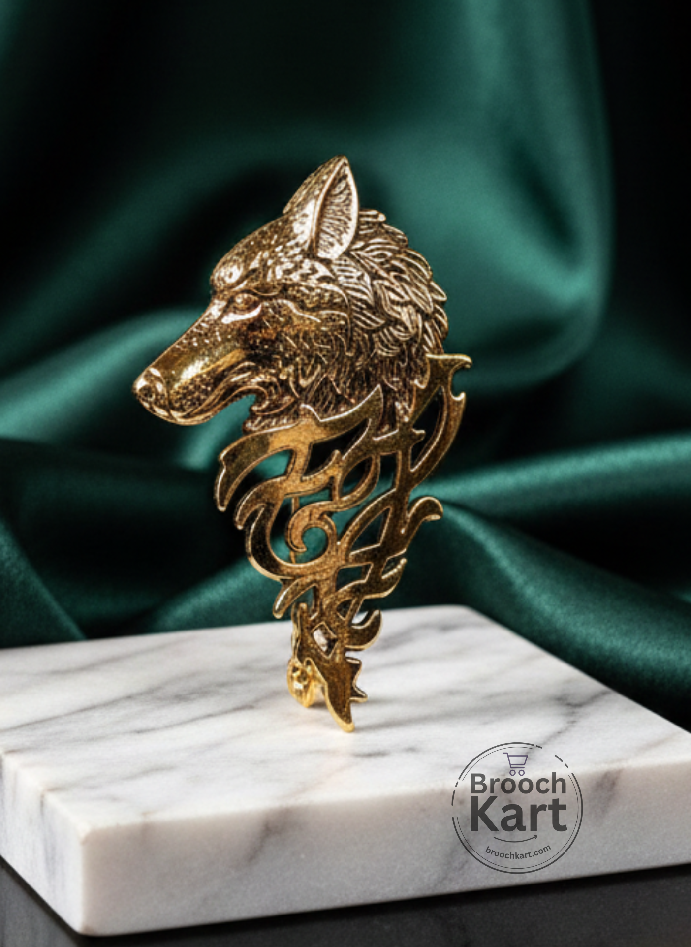 Wolf Brooch