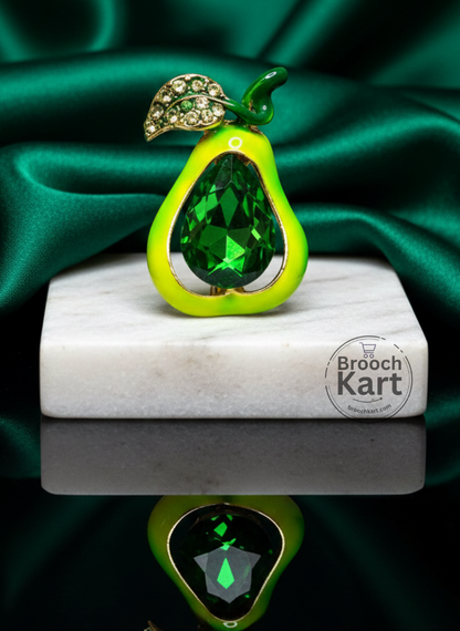Avocado Brooch