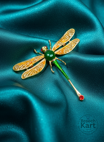 Gigantic Dragonfly Brooch