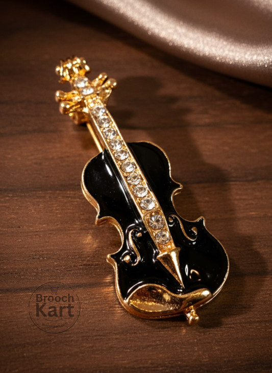 Guitar Brooch