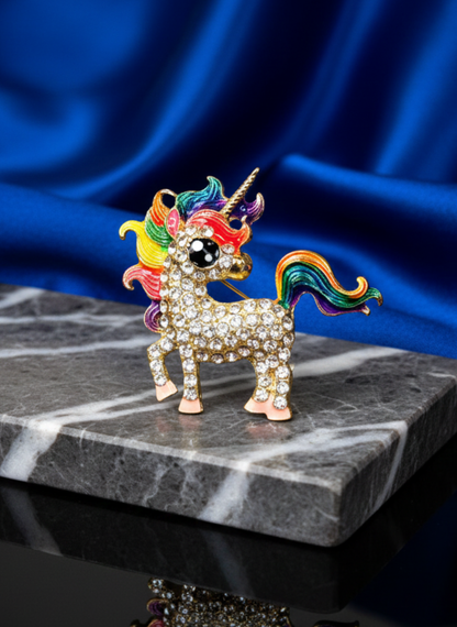 Unicorn Brooch