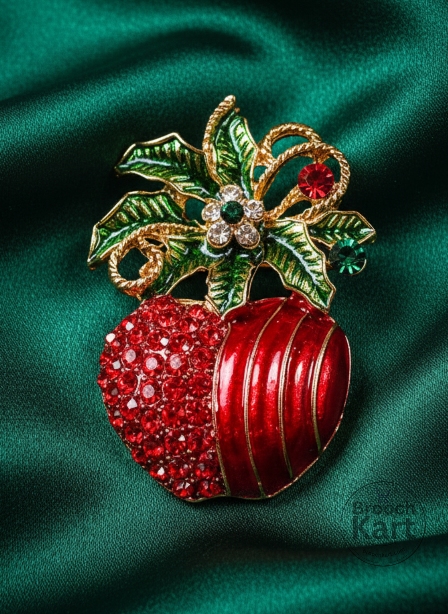 Stunning Apple Brooch