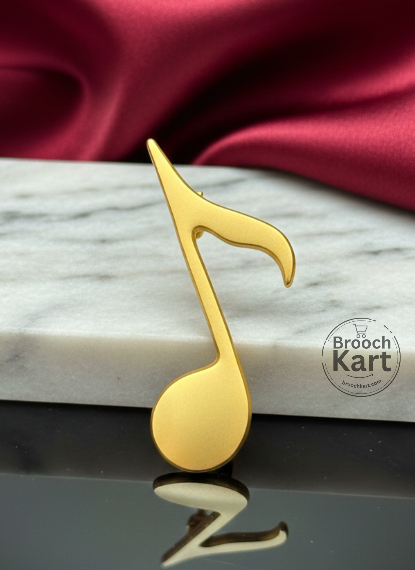 Musical Note Brooch