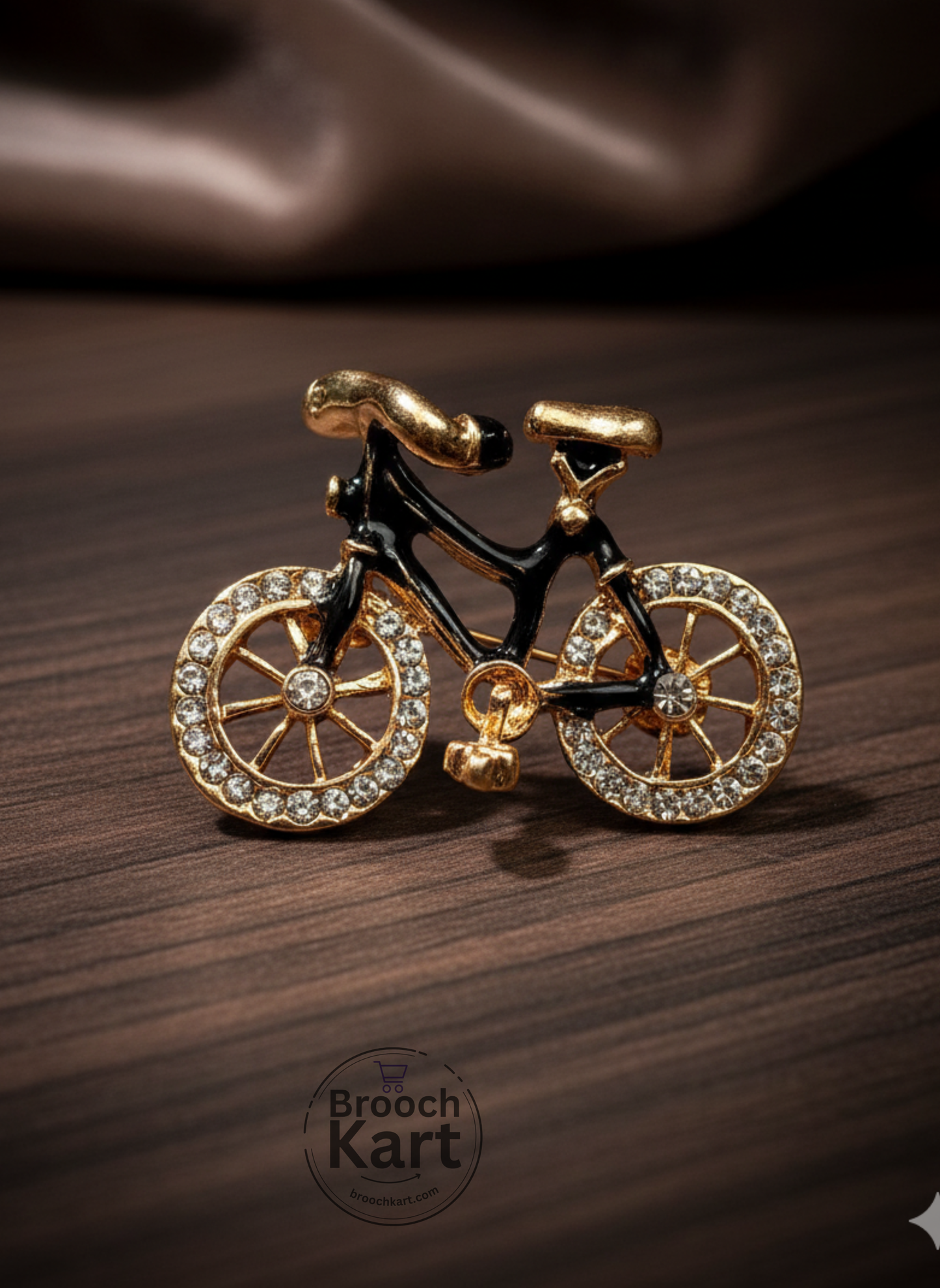 Cute Cycle Brooch