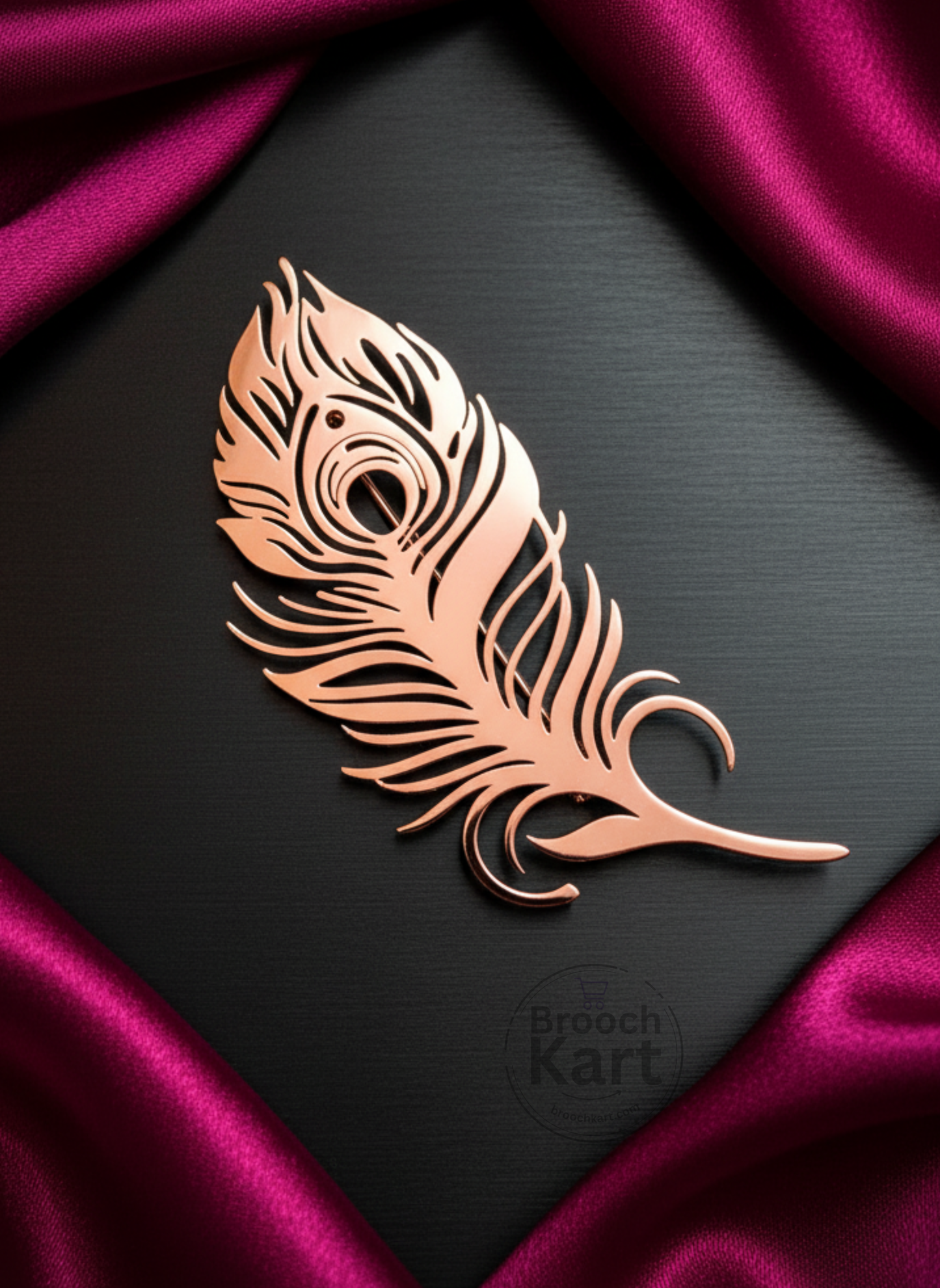 Majestic Feather Brooch