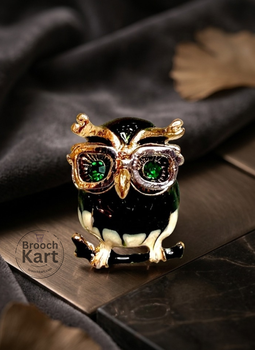 Wise Owl Brooch
