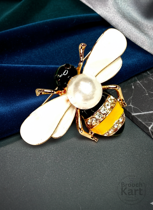 Pearl Bee Brooch
