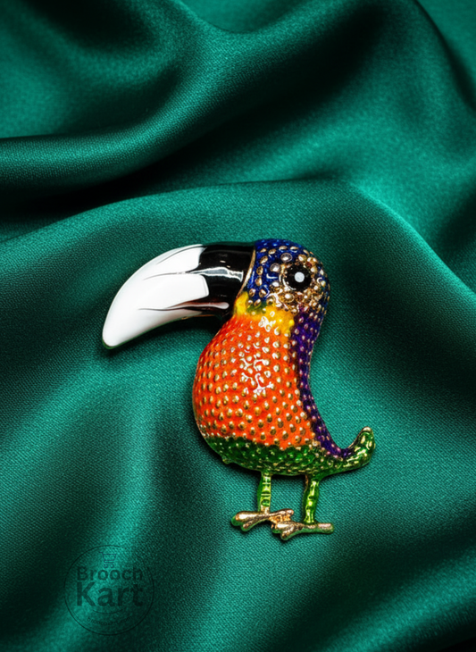The Toucan Bird Brooch