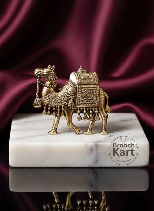 Golden Camel Brooch