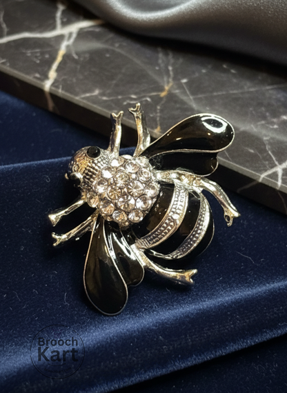 Black Bee Brooch