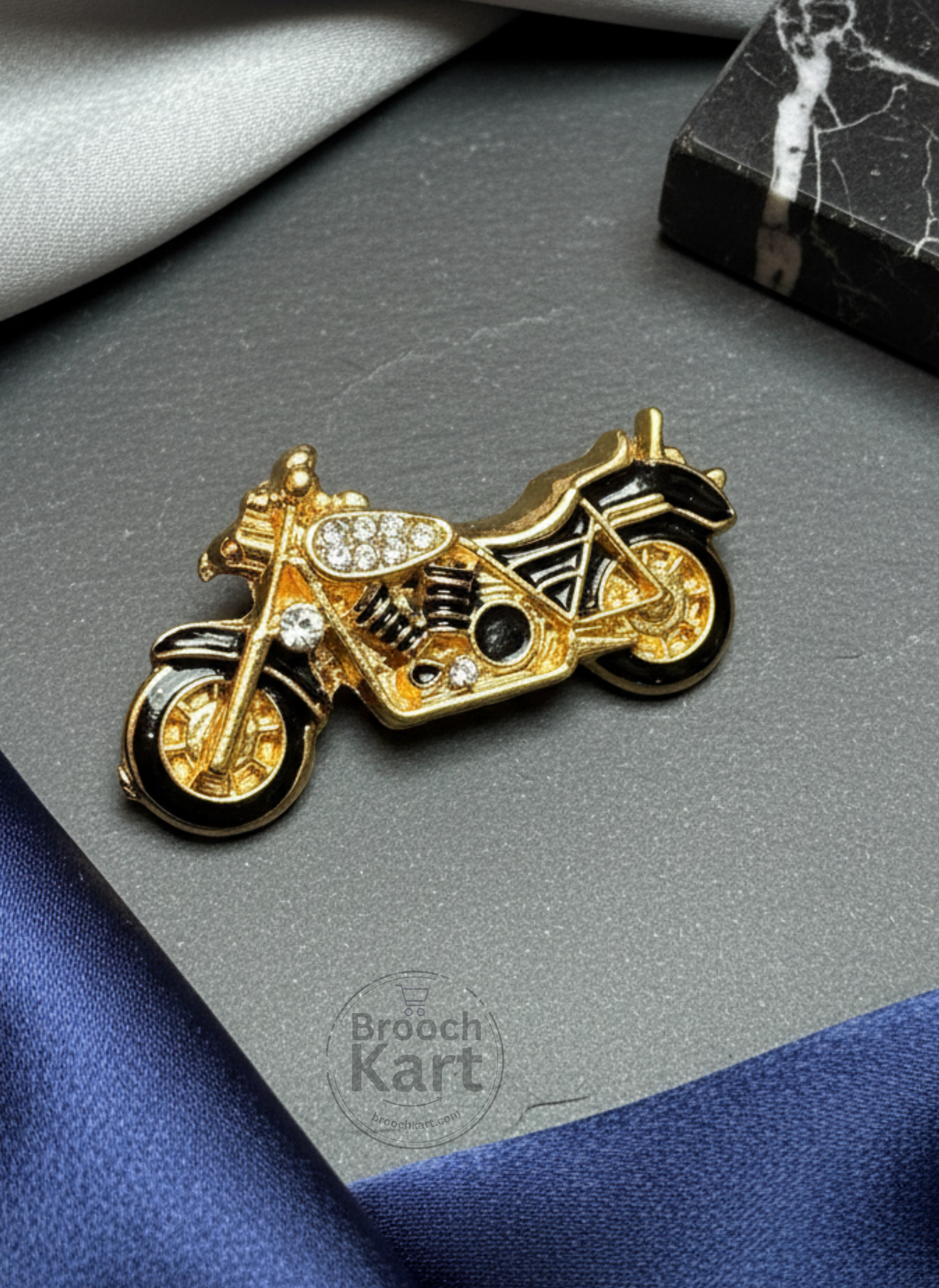 Roadster Bike Brooch