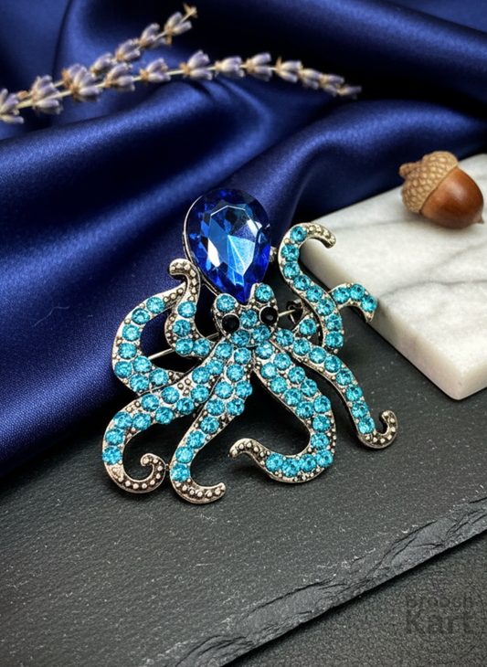 Sea Octopus Brooch