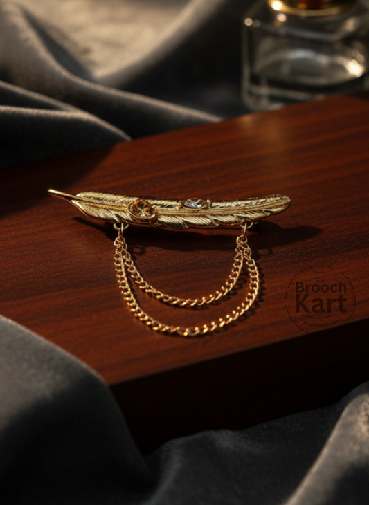 Golden Sword Brooch