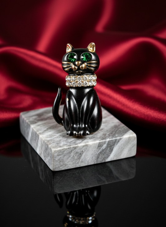Black Cat Brooch