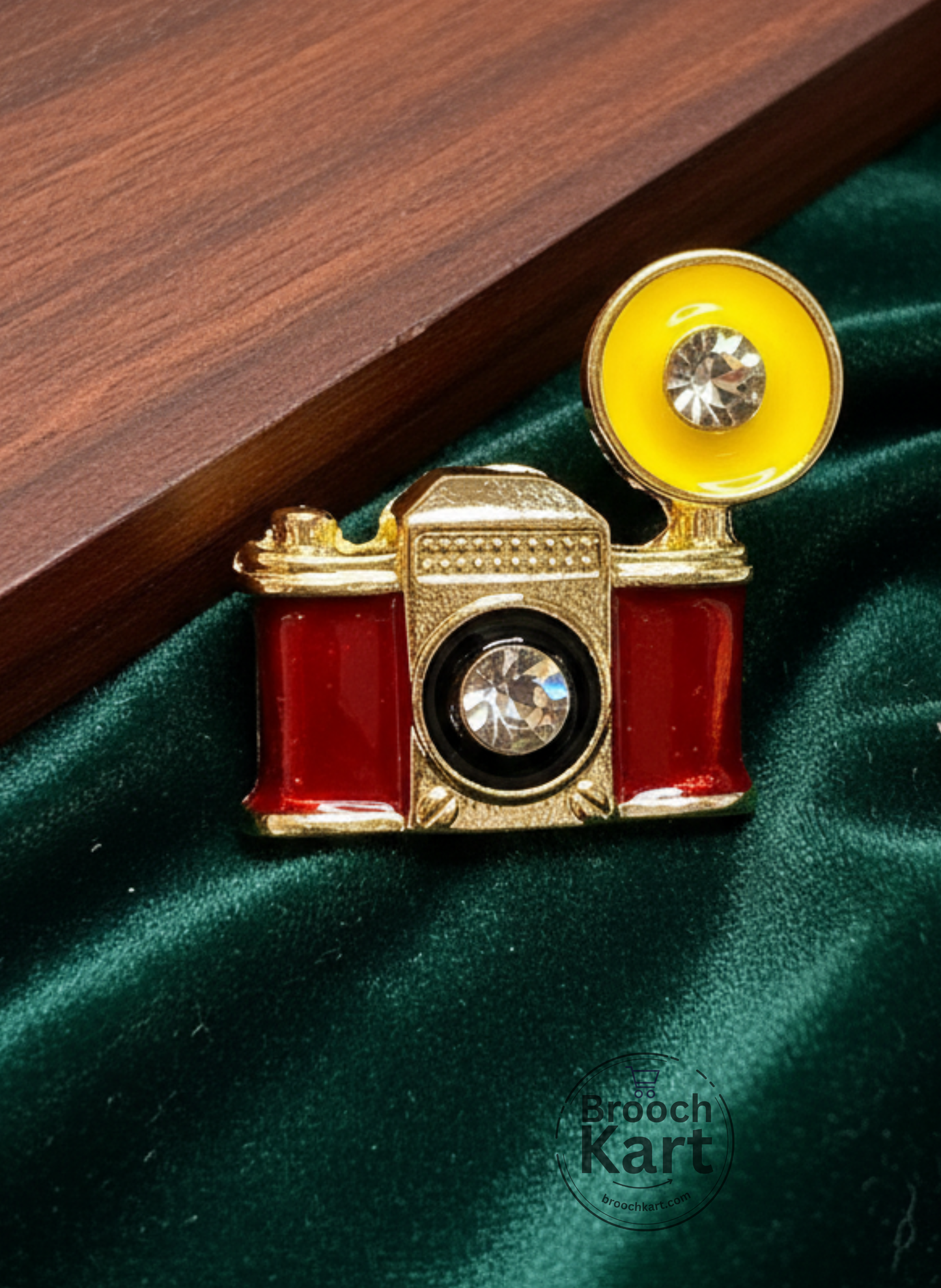 Camera Brooch