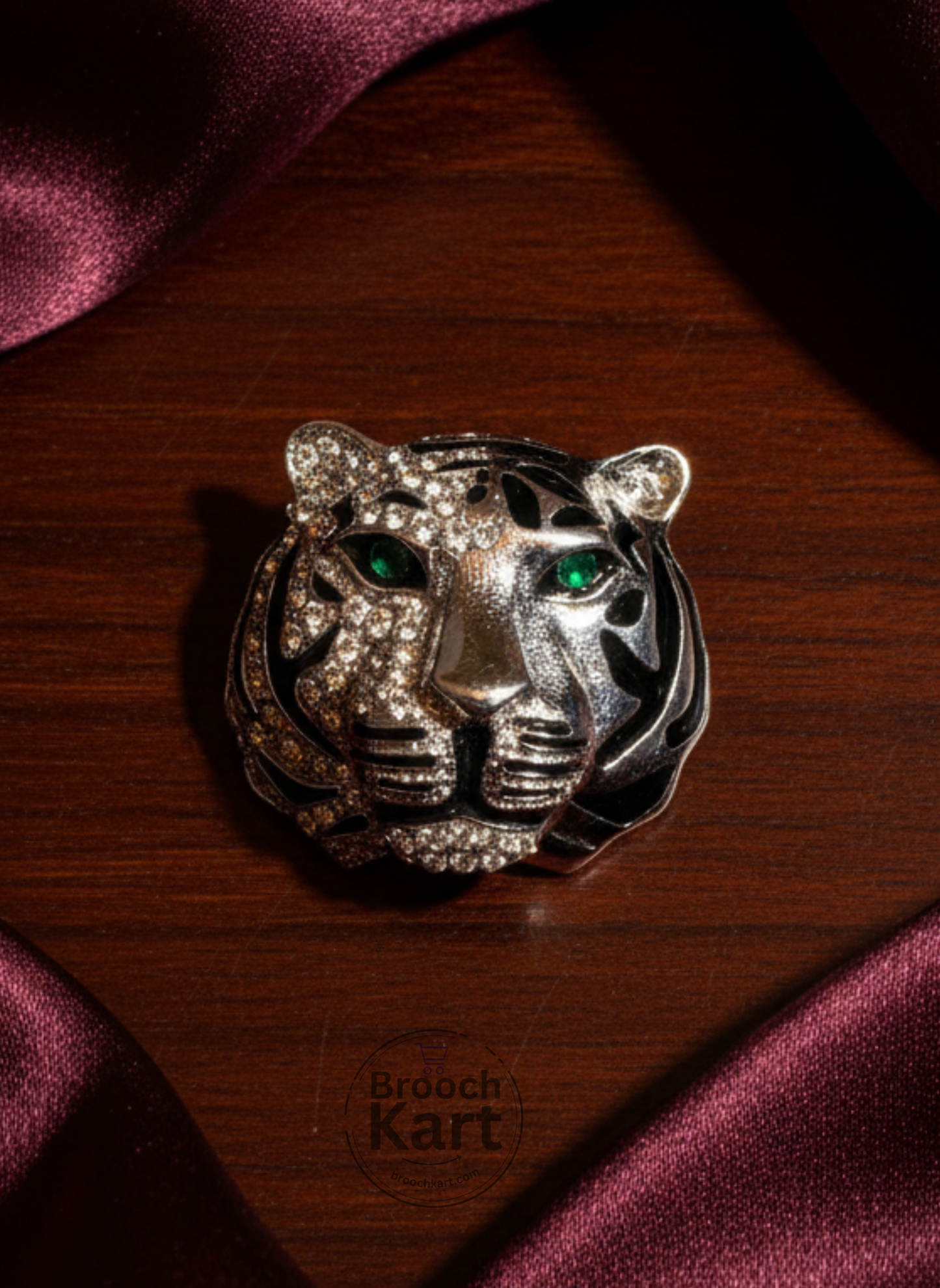 Fiery Tiger Brooch